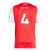 Arsenal Ben White #4 Hjemmedrakt 2025-26 Korte ermer